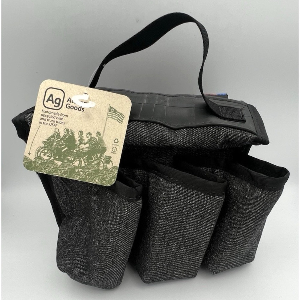 Alchemy Goods Upcycle Bike Water Bottle Bag NWT USA Made Bicycle Recycle